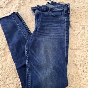 Abercrombie & Fitch Indigo High-Rise Skinny Jeans
